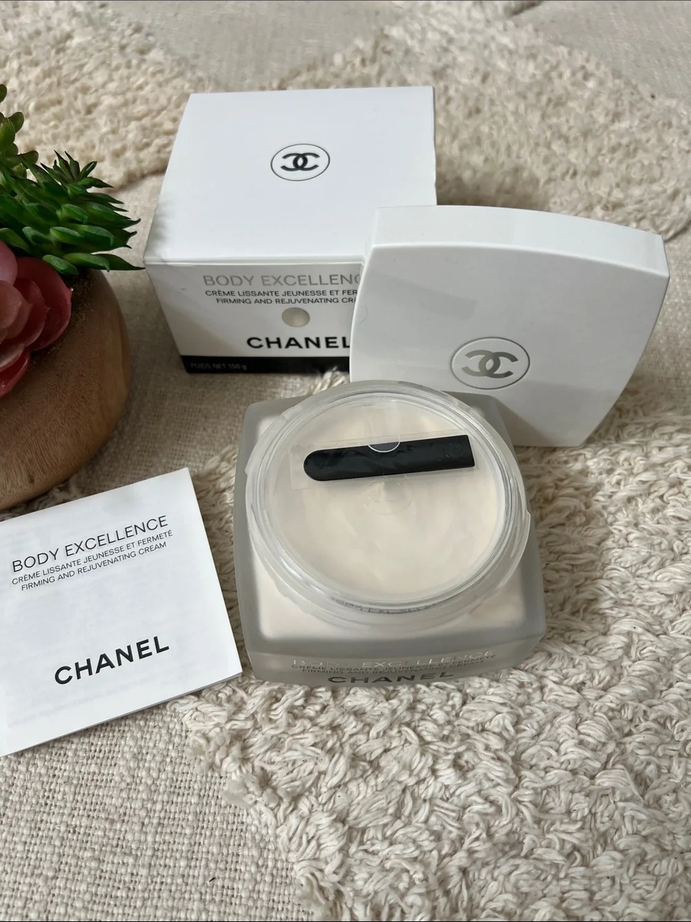 CHANEL Body Excellence Firming & Rejuvenating Cream - White and Black Box 5.2 oz